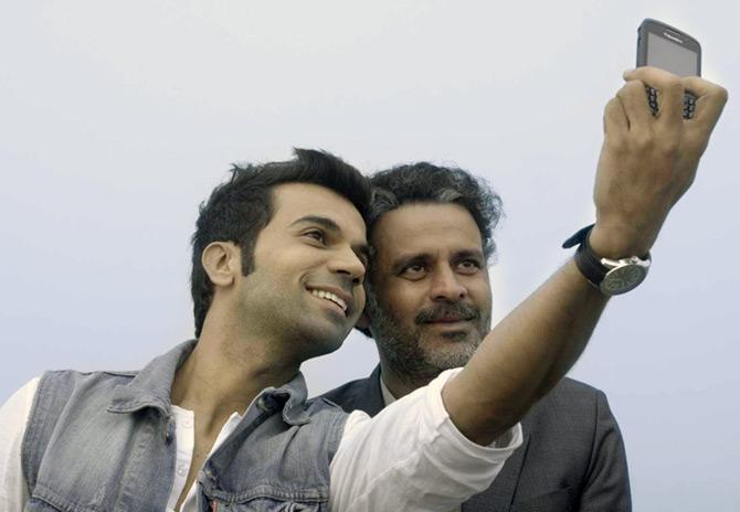 Manoj Bajpayee and Rajkummar Rao in Hansal Mehta's Aligarh.