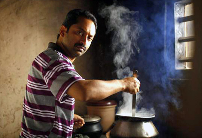 Fahadh Faasil in Maheshinte Prathikaram.