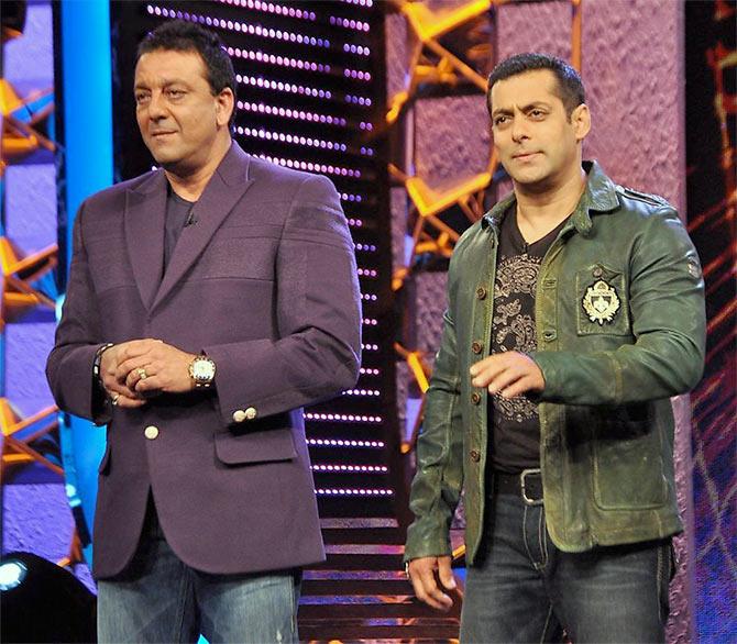 Sanjay Dutt and Salman Khan