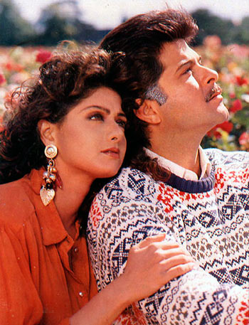 Sridevi and Anil Kapoor in Lamhe