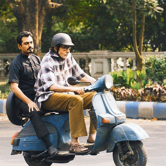 Nawazuddin Siddiqui and Amitabh Bachchan