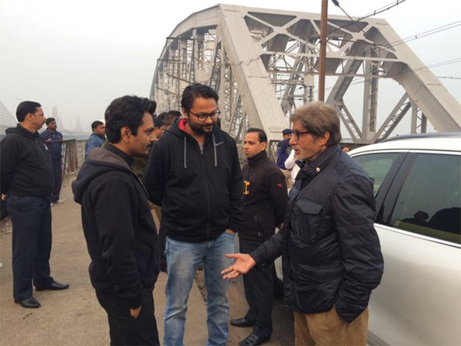 Nawazuddin Siddiqui and Amitabh Bachchan