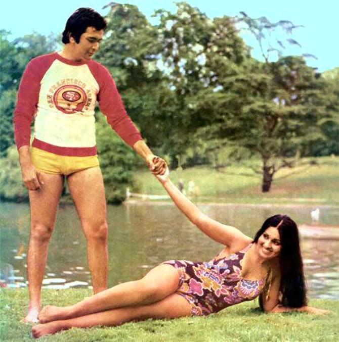 Rishi Kapoor and Reena Roy