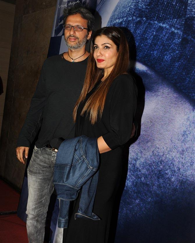 Anil Thadani and Raveena Tandon