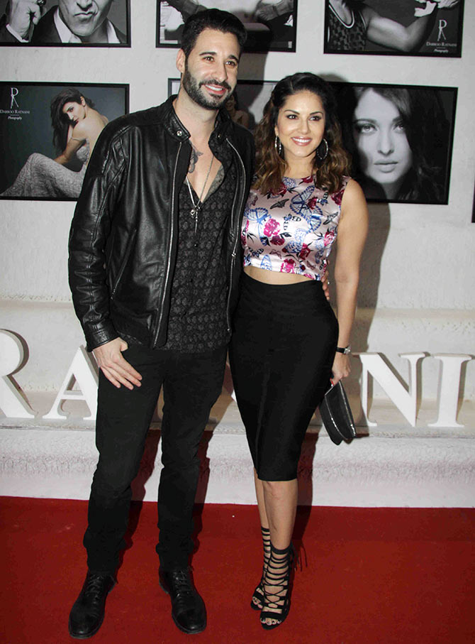 Sunny Leone and Daniel Weber