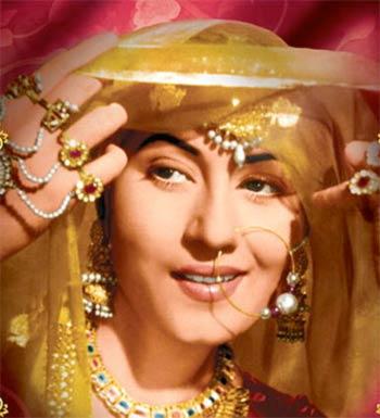 Madhubala in Mughal-e-Azam