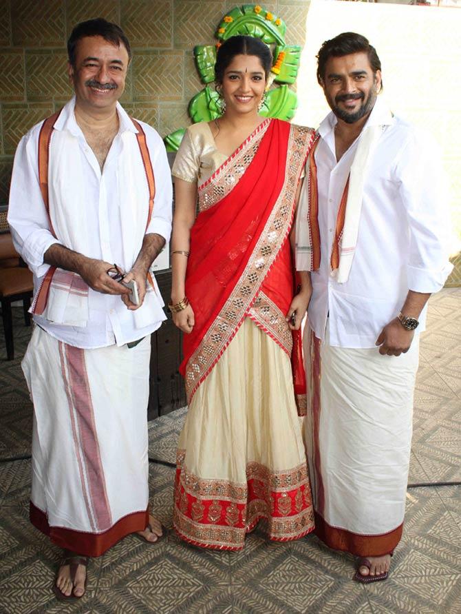 Rajkumar Hirani, Ritika Singh and R Madhavan