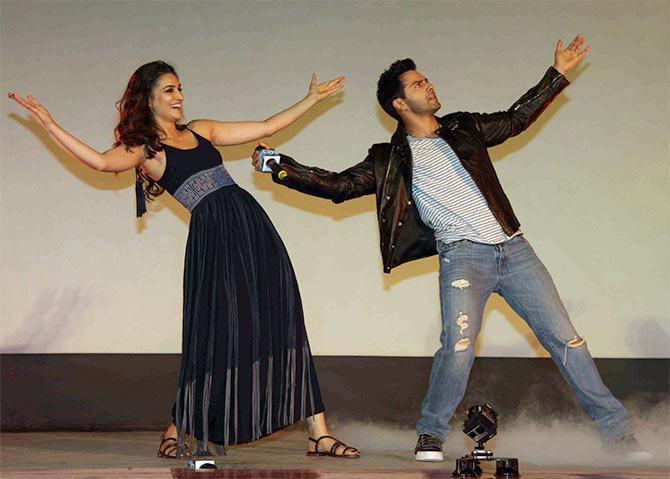 Kriti Sanon and Varun Dhawan