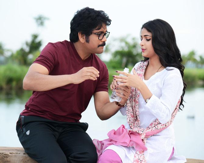 Lavanya Tripathi and Nagarjuna