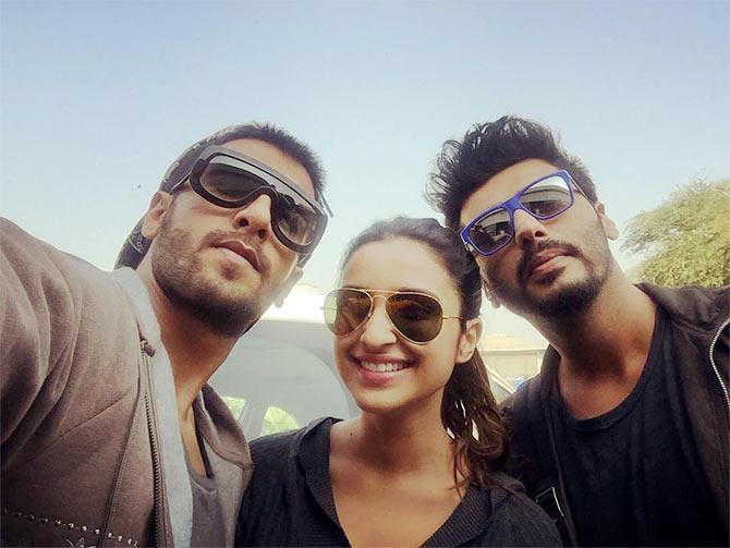 Arjun Kapoor, Parineeti Chopra, Ranveer Singh