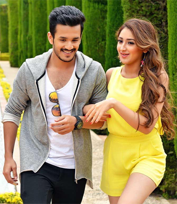 Akhil and Sayeesha Saigal