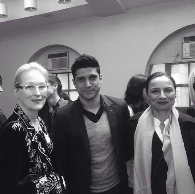 Farhan, Adhuna, Merly Streep