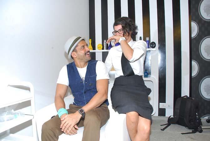 Farhan and Adhuna Akhtar