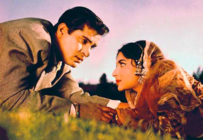 Shammi Kapoor and Sharmila Tagore in Kashmir Ki Kali