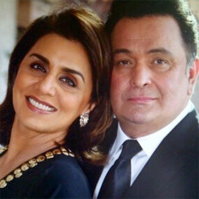 Neetu Singh and Rishi Kapoor