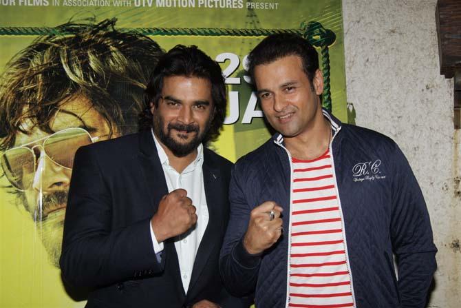 R Madhavan and Rohit Roy