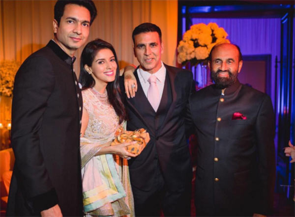 Rahul and Asin with Akshay Kumar