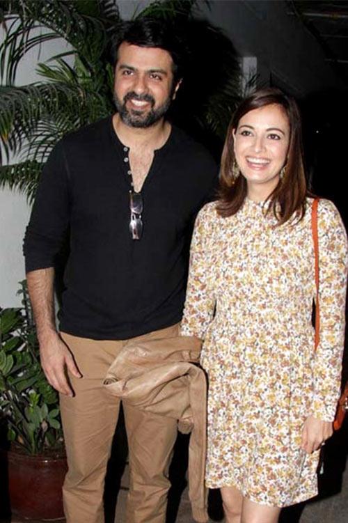 Harman Baweja and Dia Mirza