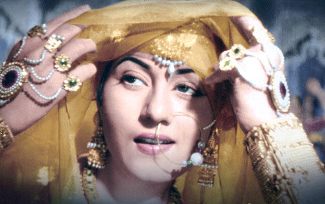 Madhubala in Mughal-e-Azam