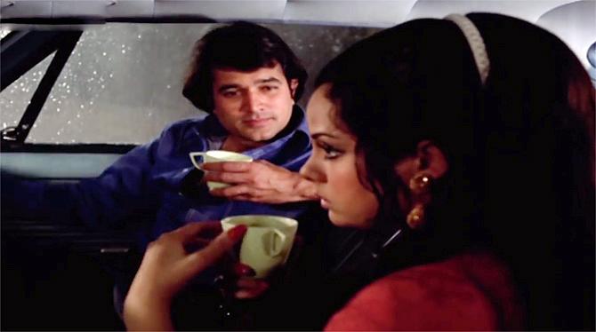 Rajesh Khanna and Mumtaz