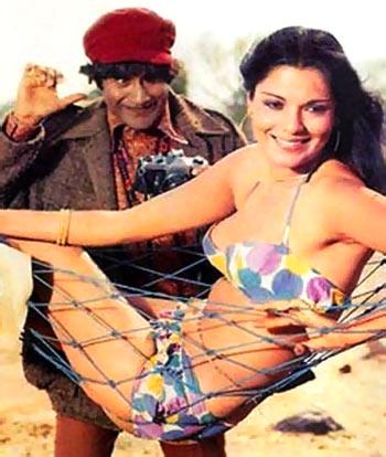 Dev Anand and Zeenat Aman in Heera Panna