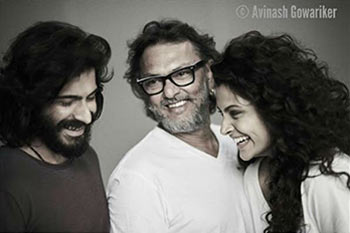 Harshvardhan Kapoor, Rakeysh Omprakash Mehra and Saiyami Kher