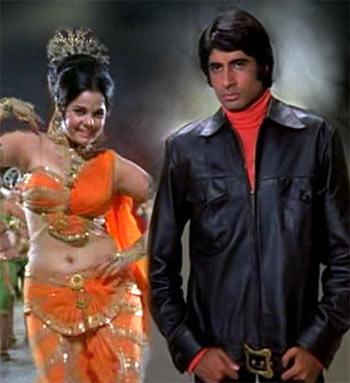 Mumtaz and Amitabh Bachchan in Bandhe Haath