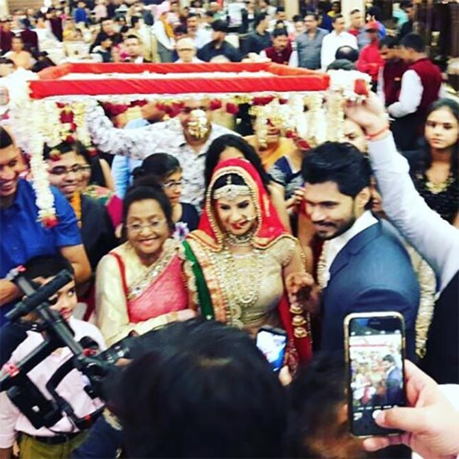 Sambhavna Seth wedding