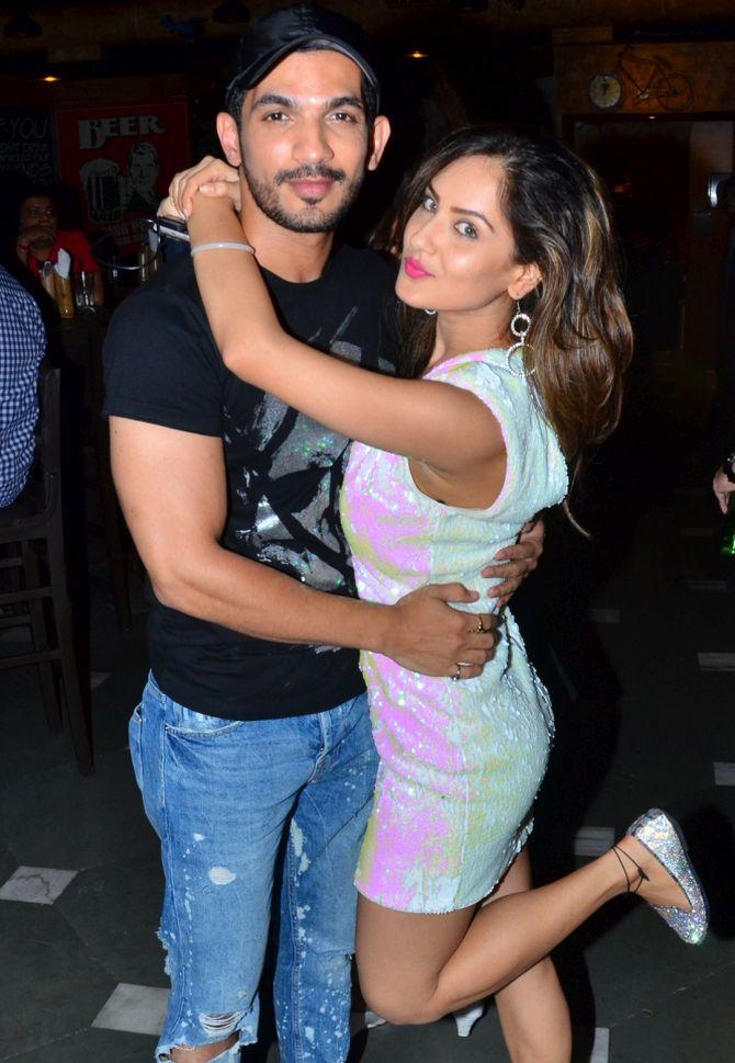 Arjun Bijlani and Puja Banerjee