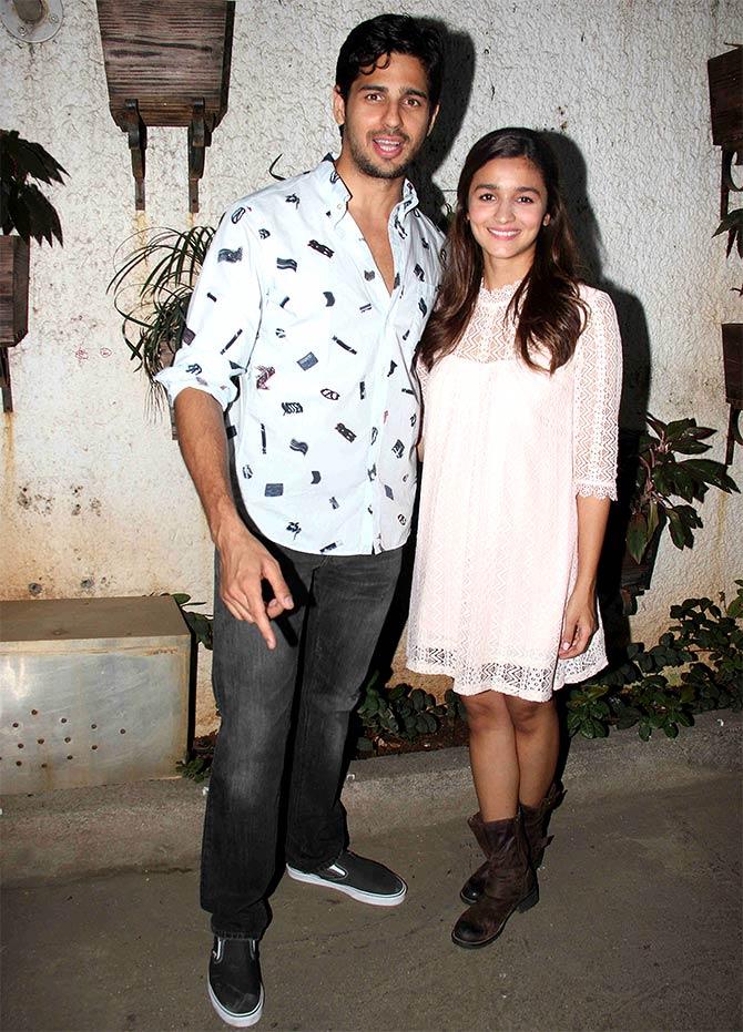 Sidharth Malhotra and Alia Bhatt