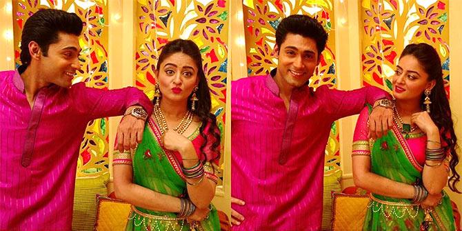 Ruslaan Mumtaz and Mahi Vij