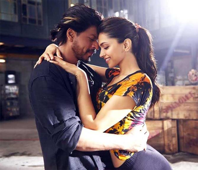 Shah Rukh Khan and Deepika Padukone