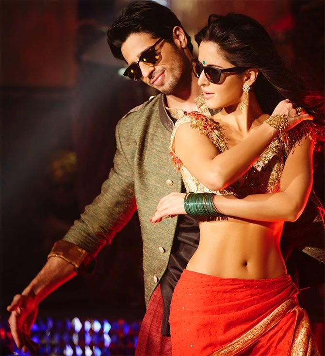 Katrina Kaif and Sidharth Malhotra in the much talked about Kala Chashma song