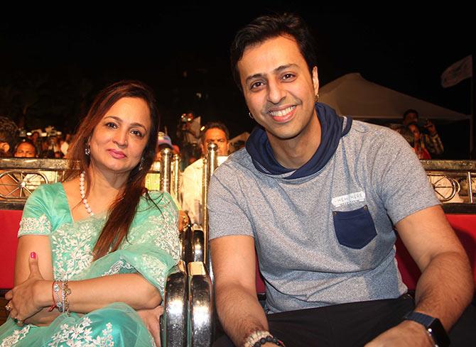 Smita Thackeray and Salim Merchant