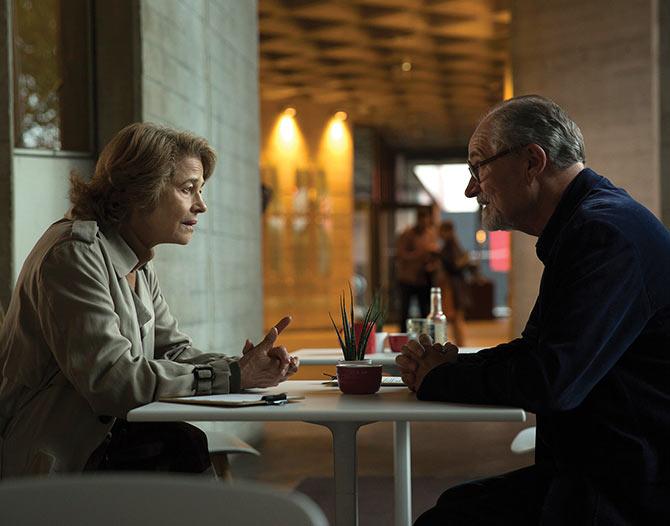 Jim Broadbent and Charlotte Rampling in The Sense of an Ending