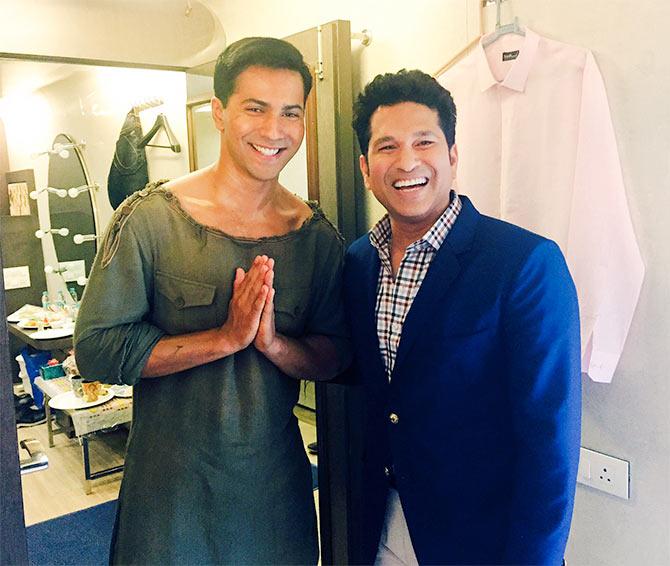 Varun Dhawan, Sachin Tendulkar