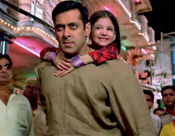 Salman Khan and Harshali Malhotra