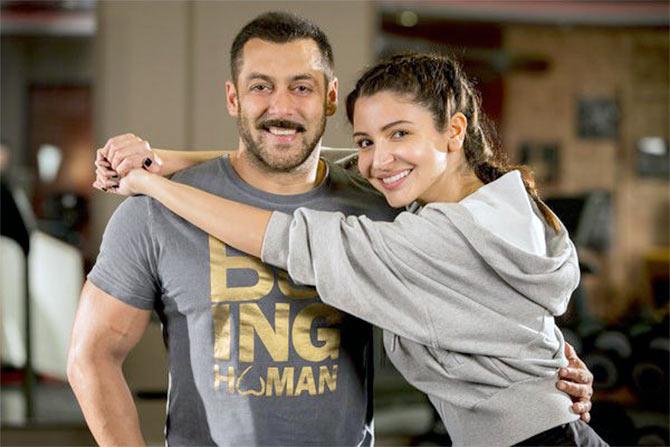 Salman Khan and Anushka Sharma