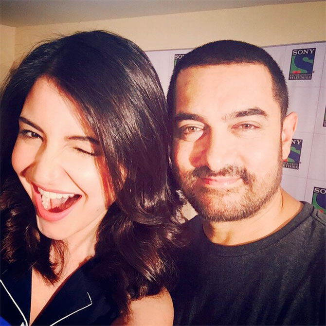 Anushka Sharma and Aamir Khan