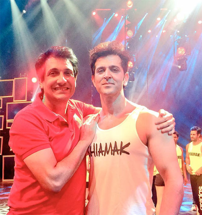 Shiamak Davar, Hrithik Roshan