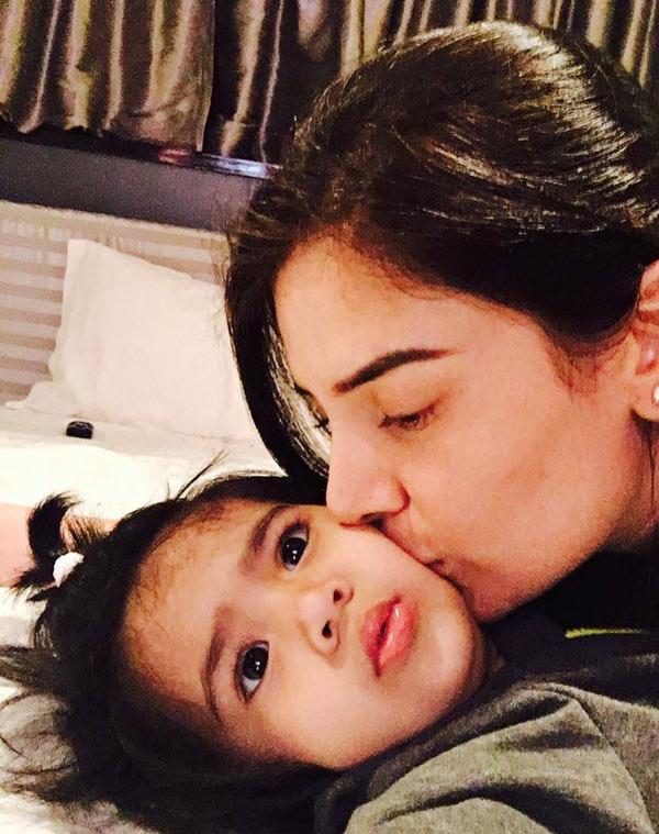 Urvashi Sharma and her daughter Samaira