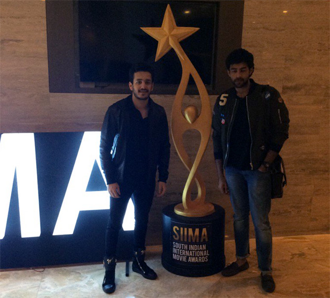 Akhil Akkineni and Varun Tej