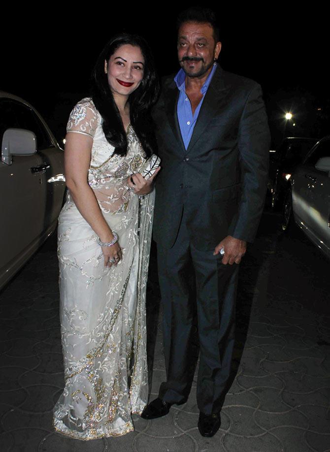 Manyata and Sanjay Dutt