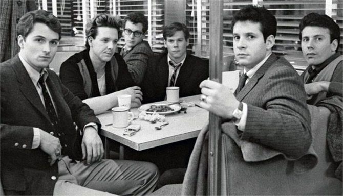 A scene from Barry Levinson's Diner.