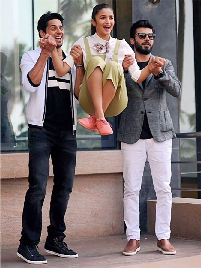 Sidharth Malhotra, Alia Bhatt and Fawad Khan