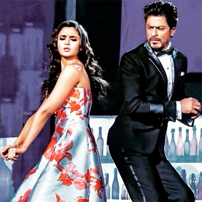 Alia Bhatt and Shah Rukh Khan