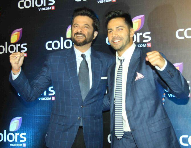 Anil Kapoor and Varun Dhawan