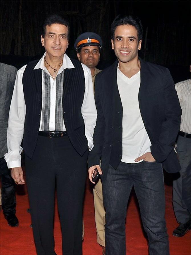 Jeetendra and Tusshar Kapoor