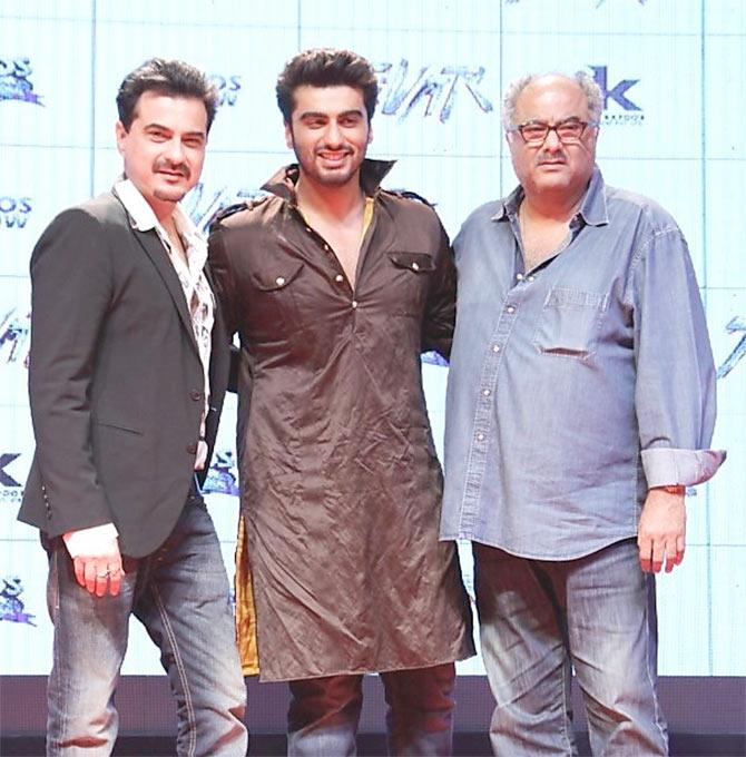 Arjun Kapoor and Boney Kapoor