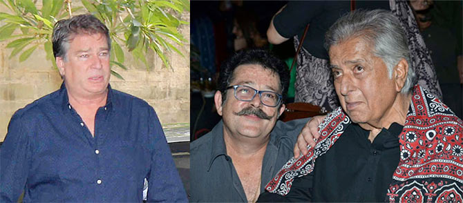 Shashi Kapoor, Karan and Kunal Kapoor